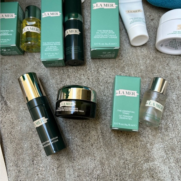 La Mer Set Of 11 Plus La Mer Felt Bag Plus Box Plus Bag - Picture 5 of 9